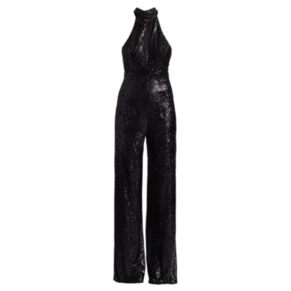 Cinq a Sept- ‘Shelby’ Black Sequin Pantsuit - Picture 12 of 15
